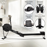 NNEDSZ Air Rowing Machine Resistance Rower for Home Gym Cardio