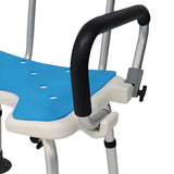 NNEDSZ Orthonica Height Adjustable Aluminium Shower Chair With Adjustable Armrests