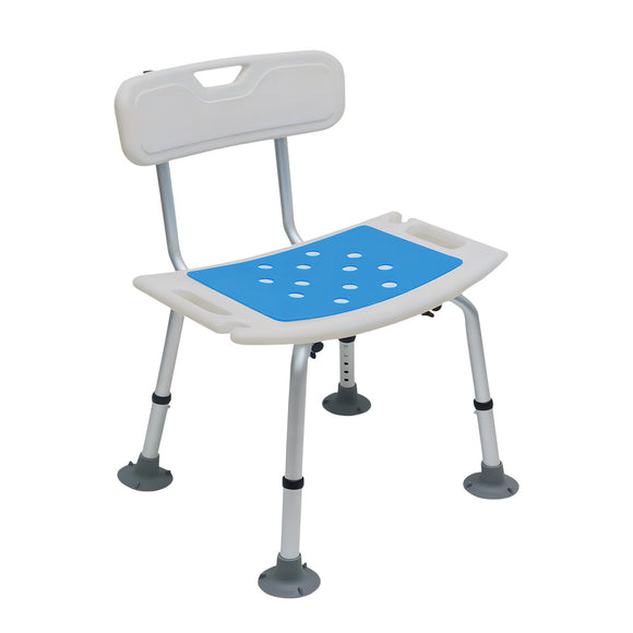 NNEDSZ Orthonica Height Adjustable Aluminium Shower Chair With Shower Head Holder