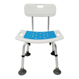 NNEDSZ Orthonica Height Adjustable Aluminium Shower Chair With Shower Head Holder