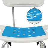 NNEDSZ Orthonica Height Adjustable Aluminium Shower Chair With Shower Head Holder
