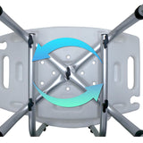 NNEDSZ Orthonica Height Adjustable Aluminium Shower Chair With Shower Head Holder