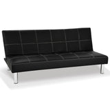 NNEDSZ Sarantino Chelsea Sofa Bed Faux Leather Lounge Couch Futon Furniture Modular Suite