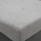 NNEDSZ Sarantino Corner Sofa Linen Lounge Couch L-shaped Modular Furniture Home Chaise Grey