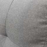 NNEDSZ Sarantino Corner Sofa Linen Lounge Couch L-shaped Modular Furniture Home Chaise Grey