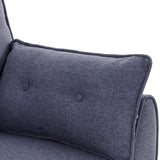 NNEDSZ Sarantino 3 Seater Modular Linen Fabric Sofa Bed Couch Futon Suite - Dark Grey