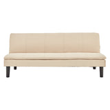 NNEDSZ Sarantino 3 Seater Modular Faux Linen Fabric Sofa Bed Couch - Beige