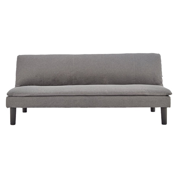 NNEDSZ Sarantino 3 Seater Modular Faux Linen Fabric Sofa Bed Couch -Dark Grey