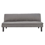 NNEDSZ Sarantino 3 Seater Modular Faux Linen Fabric Sofa Bed Couch -Dark Grey