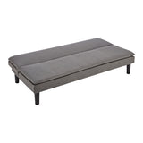 NNEDSZ Sarantino 3 Seater Modular Faux Linen Fabric Sofa Bed Couch -Dark Grey