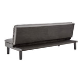 NNEDSZ Sarantino 3 Seater Modular Faux Linen Fabric Sofa Bed Couch -Dark Grey