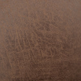 NNEDSZ Sarantino Distressed Fabric Sofa Bed Couch Lounge - Brown