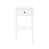 NNEDSZ Sarantino Rue Bedside Table - White