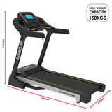 NNEDSZ K2000 Treadmill w/ Fan & Auto Incline Speed 22km/h