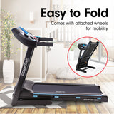 NNEDSZ K1000 Foldable Treadmill with Incline for Home Gym Cardio