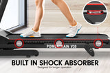 NNEDSZ V30 Foldable Treadmill Manual Incline Home Gym Cardio