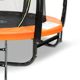 NNEDSZ 8ft Trampoline With Spring Mat Pad Net Outdoor - Orange