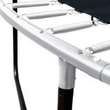 NNEDSZ 12ft Trampoline Free Ladder Spring Mat Net Safety Pad Cover Round Enclosure - Orange