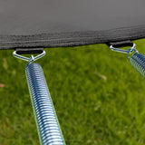 NNEDSZ 12ft Trampoline Free Ladder Spring Mat Net Safety Pad Cover Round Enclosure - Pink