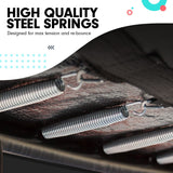 NNEDSZ 14ft Trampoline Free Ladder Spring Mat Net Safety Pad Cover Round Enclosure - Orange