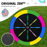 NNEDSZ 16ft Trampoline Free Ladder Spring Mat Net Safety Pad Cover Round Enclosure - Rainbow