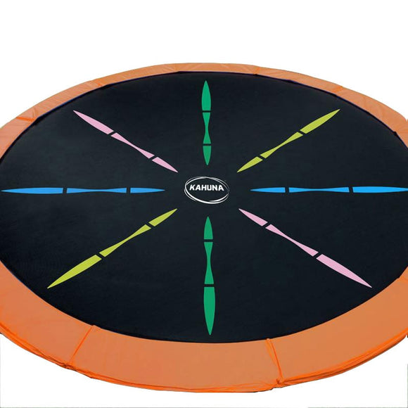 NNEDSZ 8ftTrampoline Replacement Spring Mat - Rainbow