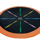 NNEDSZ 8ftTrampoline Replacement Spring Mat - Rainbow