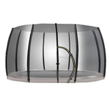NNEDSZ 14ft Replacement Outer For Twister Trampoline Safety Net