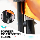 NNEDSZ Twister 14ft Springless Trampoline Outdoor Kids Safety Net Pad Mat