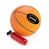 NNEDSZ Trampoline Basketball Ring Set with Mini Ball and Pump
