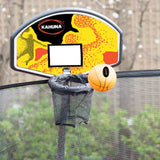 NNEDSZ Trampoline Basketball Ring Set with Mini Ball and Pump