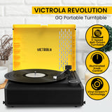 NNEDSZ Victrola Revolution Go Portable Record Player Vinyl Stream Stereo Turntable