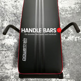 NNEDSZ Incline Sit-Up Bench with Resistance Bands and Rowing Bar