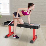 NNEDSZ Home Gym Flat Bench Press Fitness Equipment