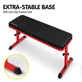 NNEDSZ Height-Adjustable Exercise Home Gym Flat Weight Bench