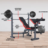 NNEDSZ Adjustable Weight Bench Home Gym Bench Press - 302