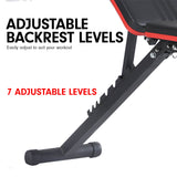 NNEDSZ Adjustable Incline Decline Exercise Bench Resistance Bands