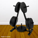 NNEDSZ Weight Plates Storage Home Gym Rack