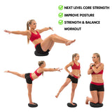 NNEDSZ Yoga Stability Disc Home Gym Pilates Balance Trainer Black