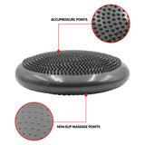 NNEDSZ Yoga Stability Disc Home Gym Pilates Balance Trainer - Grey