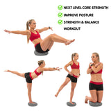 NNEDSZ Yoga Stability Disc Home Gym Pilates Balance Trainer - Grey