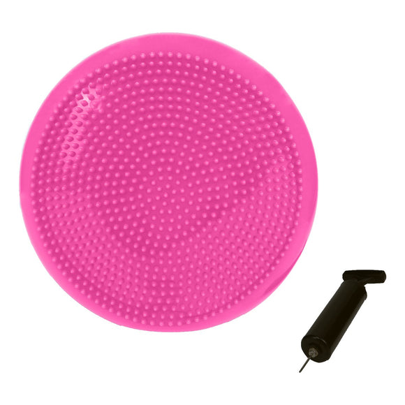 NNEDSZ Yoga Stability Disc Home Gym Pilates Balance Trainer - Pink