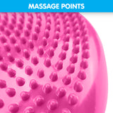 NNEDSZ Yoga Stability Disc Home Gym Pilates Balance Trainer - Pink