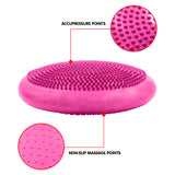 NNEDSZ Yoga Stability Disc Home Gym Pilates Balance Trainer - Pink