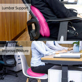 NNEDSZ Yoga Stability Disc Home Gym Pilates Balance Trainer - Pink