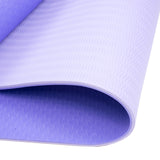 NNEDSZ TPE Pilates Exercise Yoga Mat 8mm - Light Purple