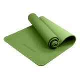 NNEDSZ Eco-friendly Dual Layer 6mm Yoga Mat | Olive | Non-slip Surface And Carry Strap For Ultimate Comfort And Portability