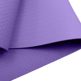 NNEDSZ Eco-friendly Dual Layer 6mm Yoga Mat | Dark Lavender | Non-slip Surface And Carry Strap For Ultimate Comfort And Portability