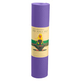 NNEDSZ Eco-friendly Dual Layer 6mm Yoga Mat | Dark Lavender | Non-slip Surface And Carry Strap For Ultimate Comfort And Portability