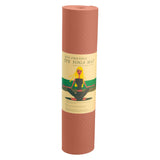 NNEDSZ Eco-friendly Dual Layer 6mm Yoga Mat | Peach | Non-slip Surface And Carry Strap For Ultimate Comfort And Portability